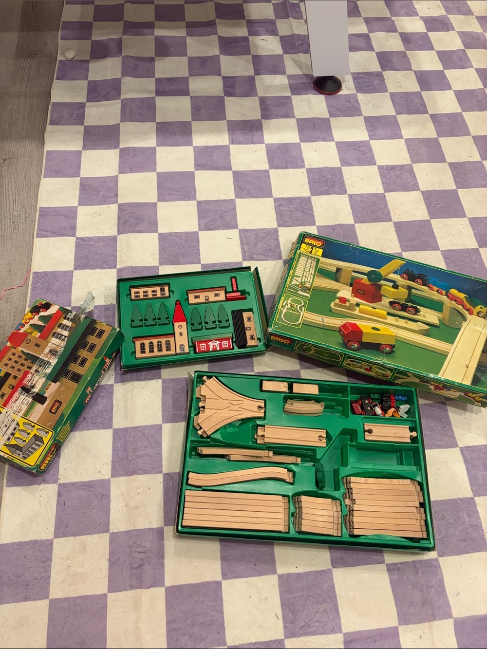 Brio wooden train set